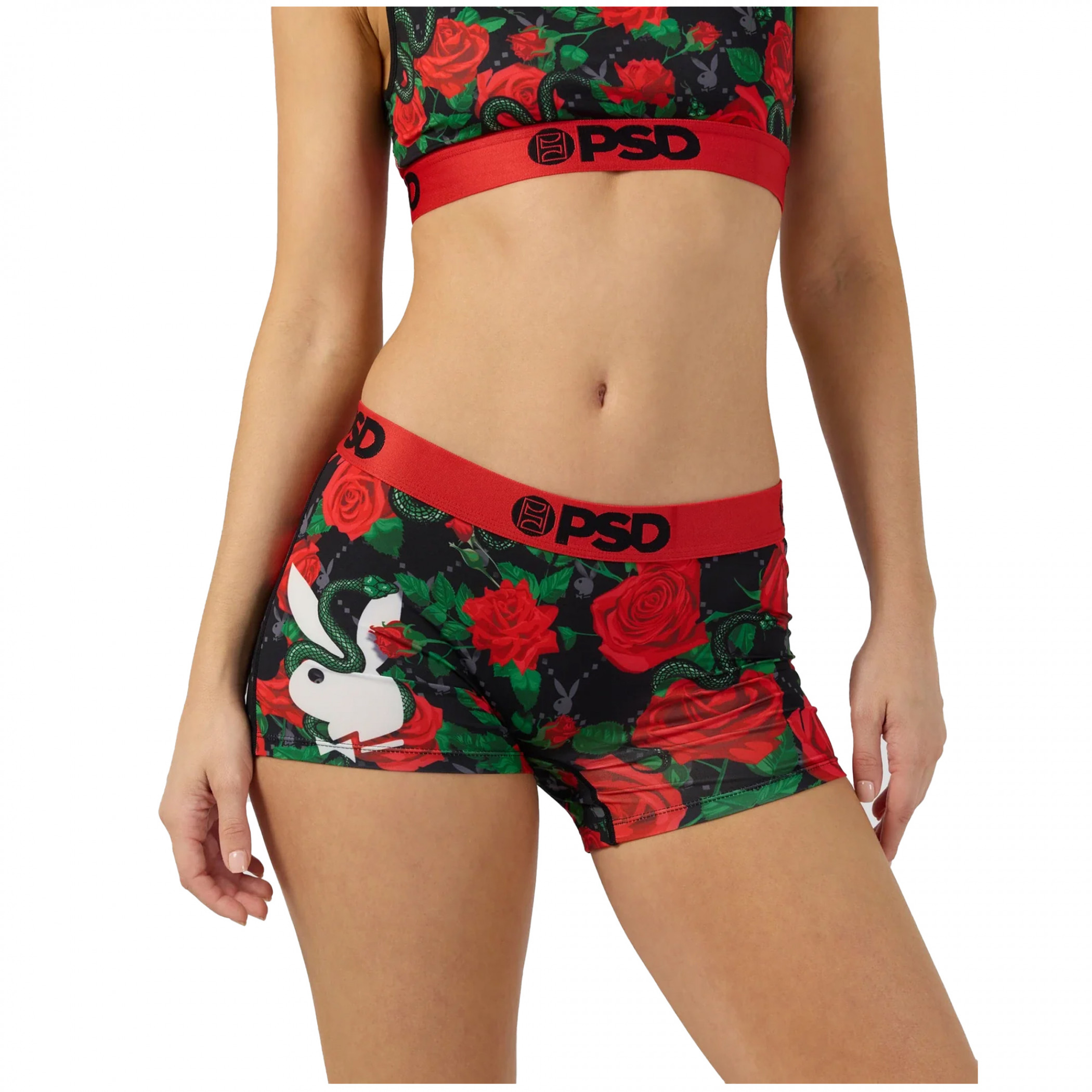 Playboy Slithering Snake PSD Boy Shorts Underwear